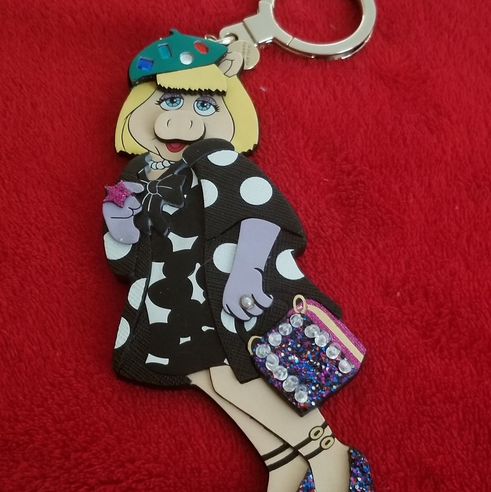 Kate Spade miss piggy fob